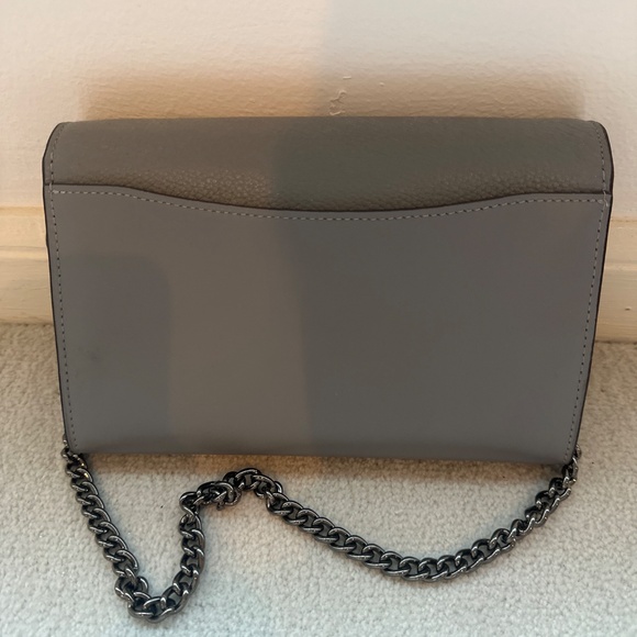 Coach Factory Chain Wallet Shoulder Bag – Dusty Blue Gray - Picture 5 of 5